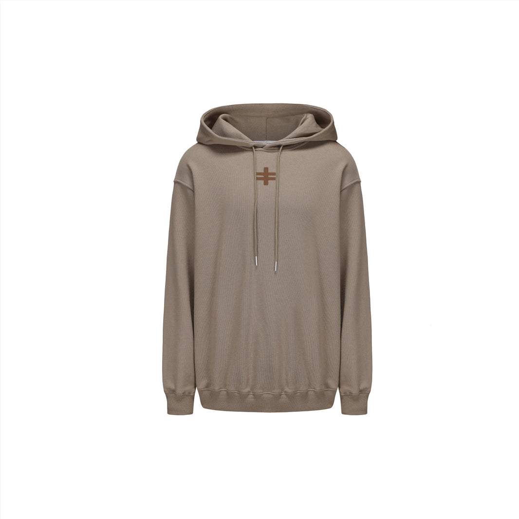 +RBQ Beige Essential Hoddie