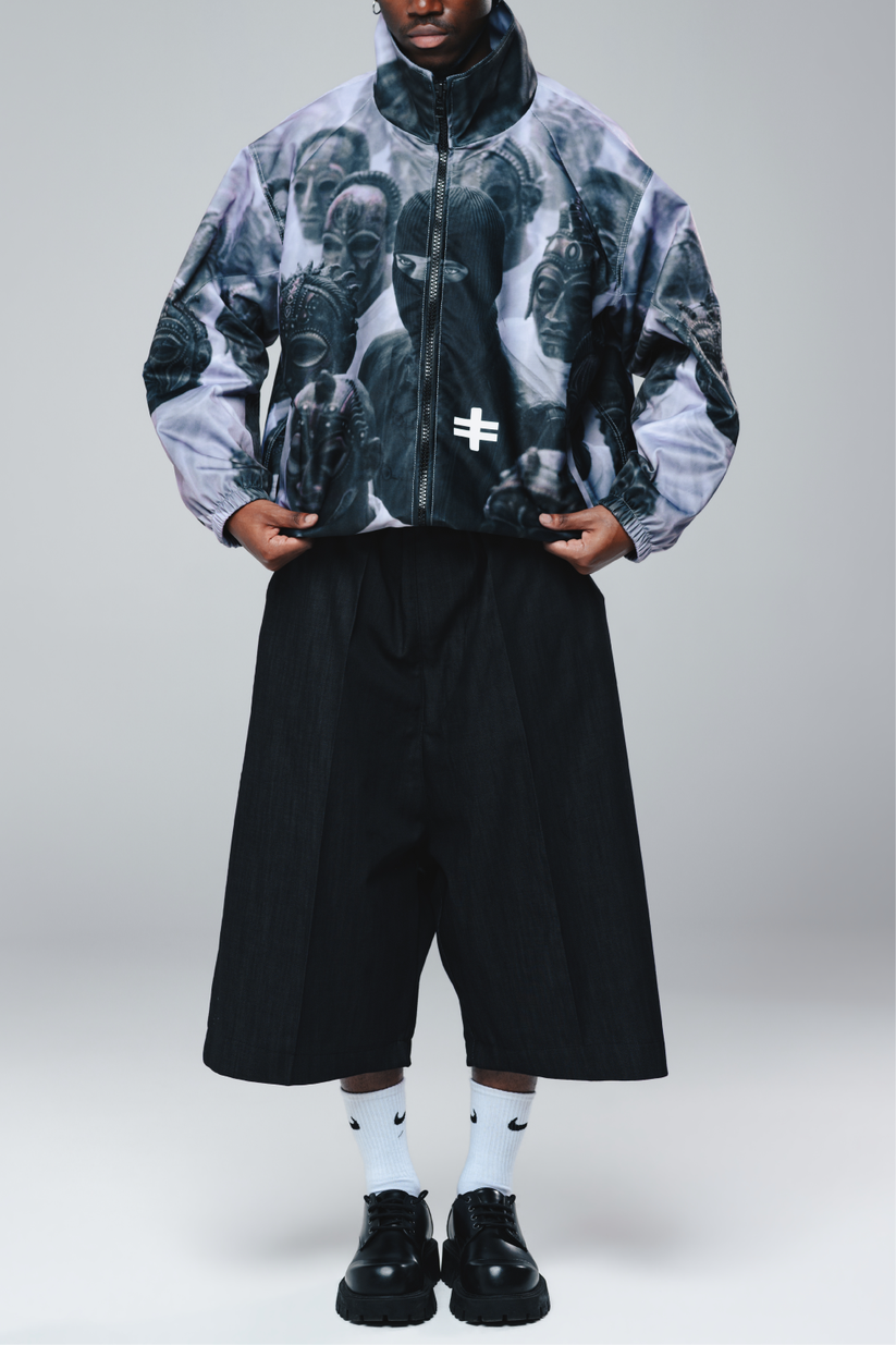 + AFRICAN MASK JACKET – RAREBLAQ